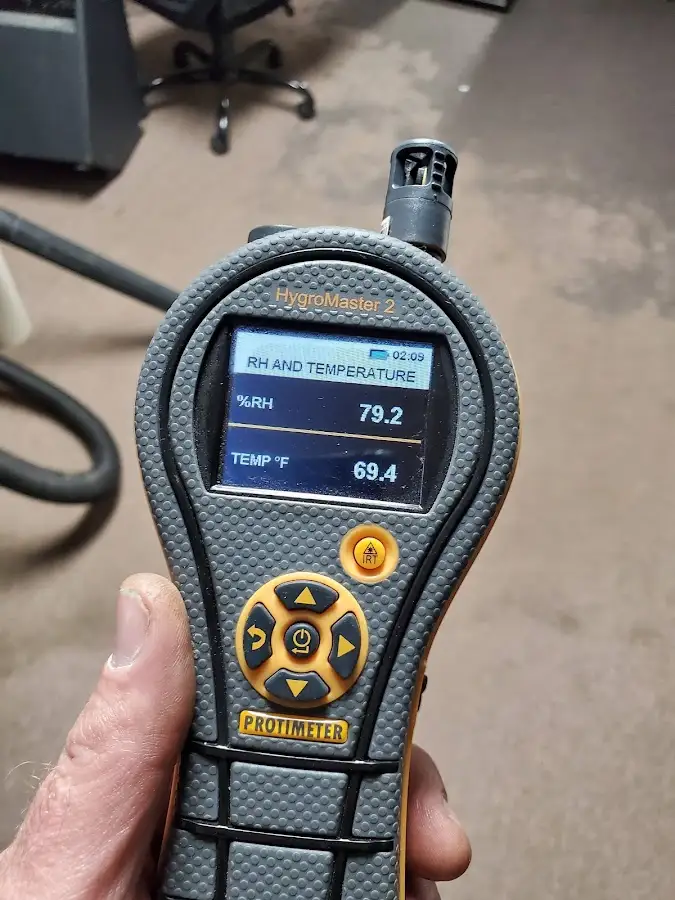 Moisture meter humidity assessment for Mold Remediation & Removal in Ocean Pines